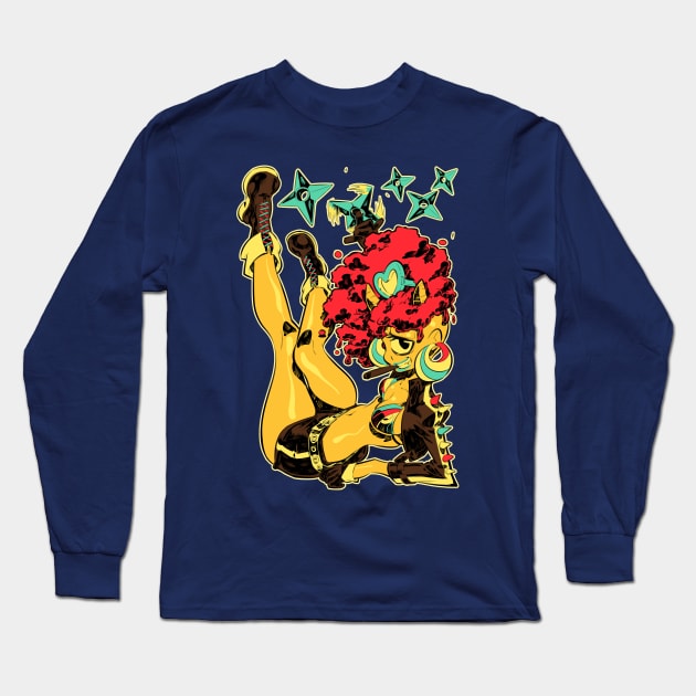 Cyclops girl Long Sleeve T-Shirt by Rafchu